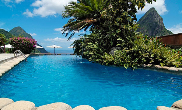 Ladera resort in the Caribbean