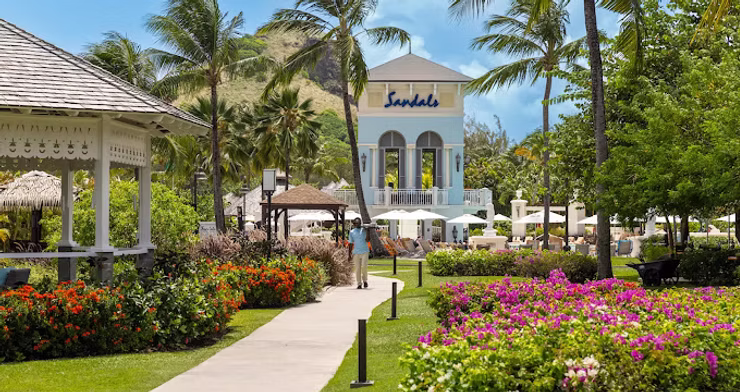 gardens of sandals grande in st. lucian